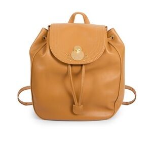 New LONGCHAMP Leather Backpack